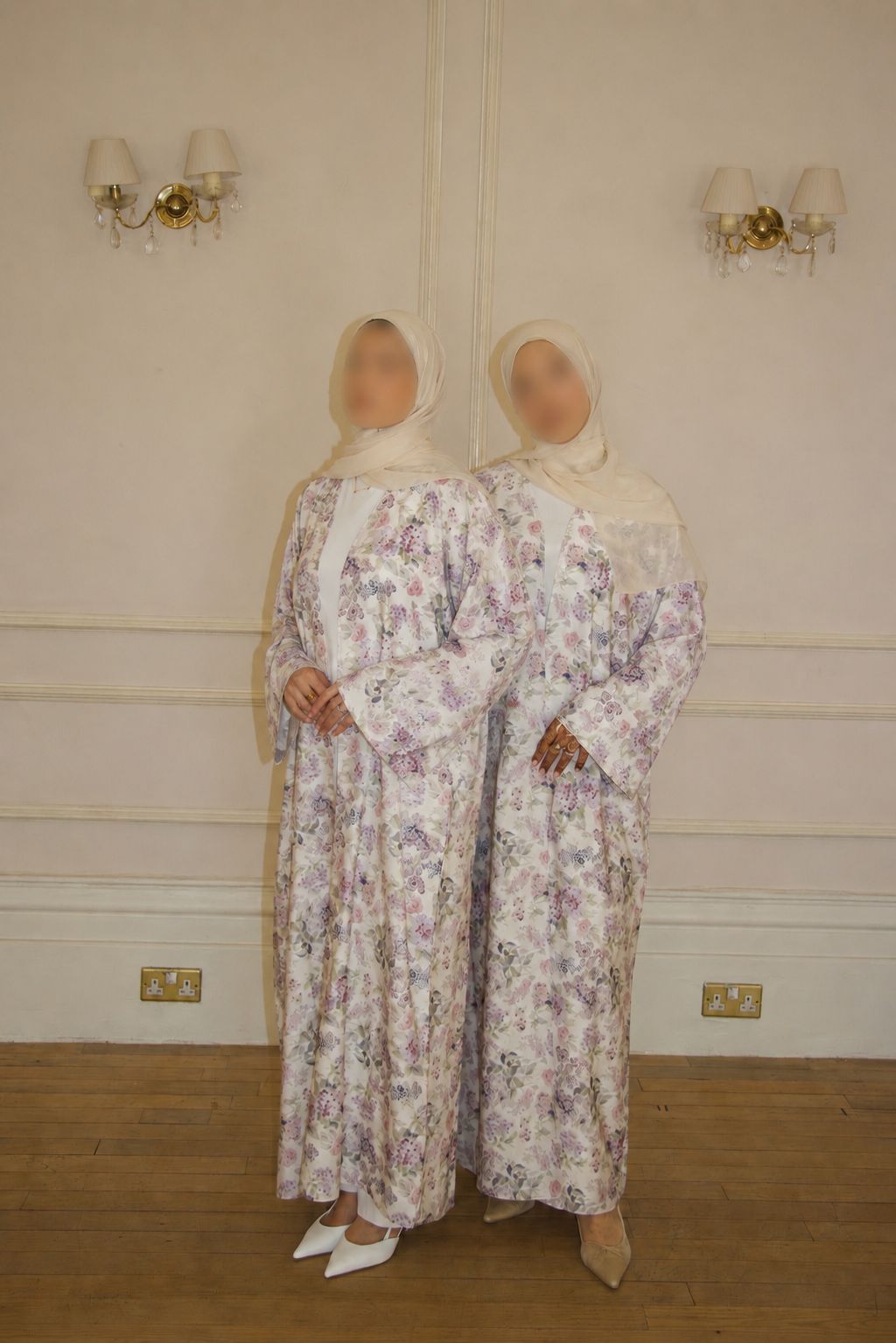 Purple Floral Abaya (PRE-ORDER)